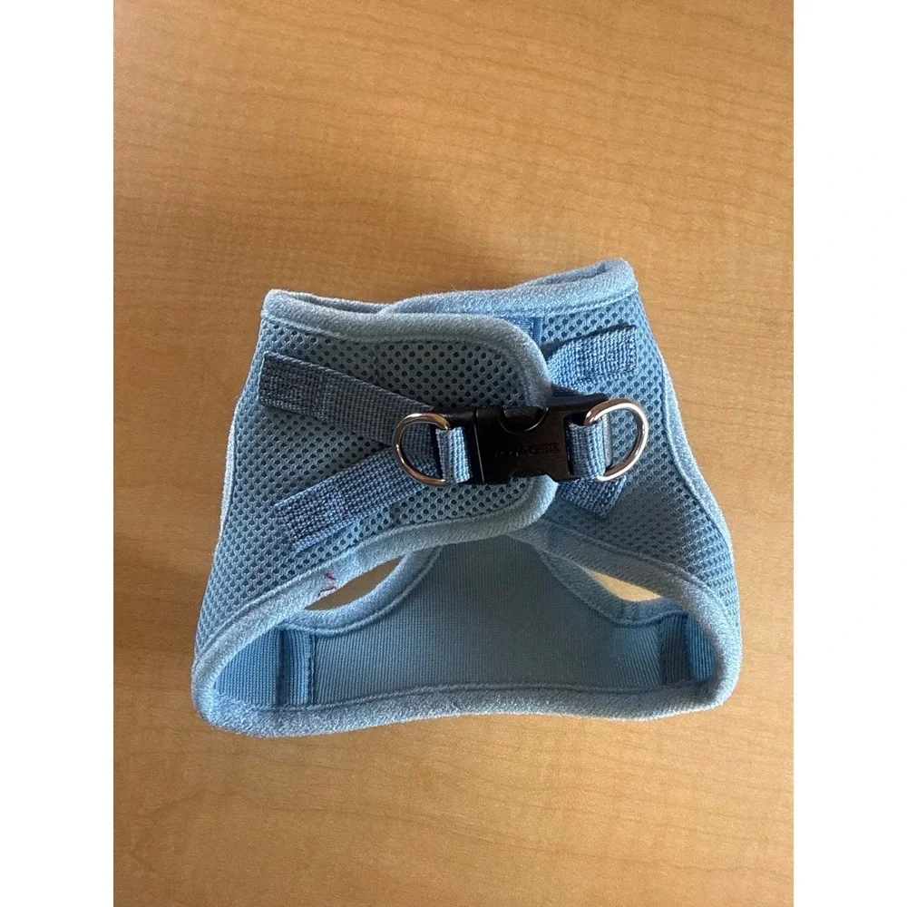 Voyager Step-In Air Dog Harness Light Blue Mesh XXS Reflective Small Pet
